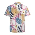 thumbnail image 3 of High Quality Hawaiian Shirts for Men Short Sleeve Aloha Beach Shirt Floral Summer Casual Button Down Shirts Blouses IHCM4D, 3 of 7