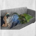 thumbnail image 6 of European Soft Flannel Fleece Throw Blanket, Green Fields Touristic Town Lauterbrunnen Bernese Oberland Switzerland Europe, Cozy Plush for Indoor and Outdoor Use, 50" x 60", Green Grey, by Ambesonne, 6 of 6