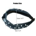 thumbnail image 2 of Unique Bargains 1 Pc Bling Twisted Faux Pearl Headband Headwear Hairband for Women 1.2 Inch Wide Blue, 2 of 7