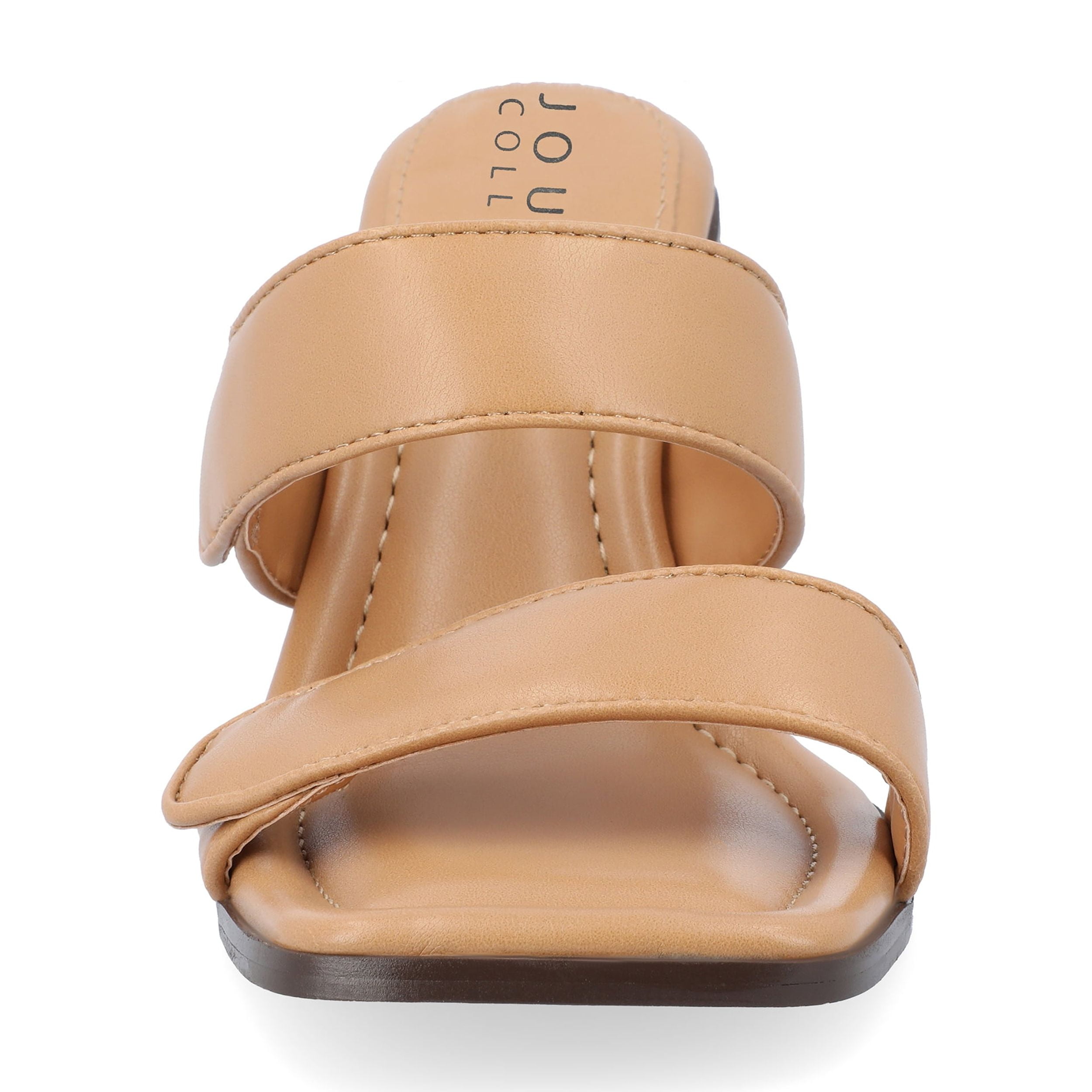 Journee Womens Essey Puffy Slip On Sandals