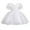 White, variant on ANINEO Toddler Flower Girls Satin Tulle Dress V Backless Puff Sleeve Princess Pageant Dress Little Girls Wedding Party
