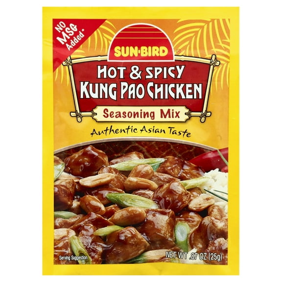 Sunbird Kung Pao Chicken Seasoning Mix 0.875 oz (Pack Of 24)