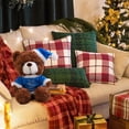 thumbnail image 6 of wsevypo Christmas Plush Bear Toy, Enchanting Cartoon Doll with Holiday Hat Presents, 6 of 6
