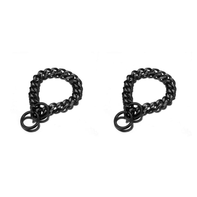 Billuyoard Collar de cadena para perros fácil de usar para un manejo conveniente Cadena de acero para perros práctica y práctica Type6 NO6