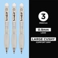 thumbnail image 2 of Sakura SumoGrip Pencil with Comfort Grip - 0.9 mm Ergonomic Mechanical Pencil - Clear - 3 Pack, 2 of 7