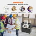 thumbnail image 6 of VEVOR Blueprint Storage Rack, 50 Slots Mobile Blueprint Storage Cabinet,Wooden Roll File Organizer Cart for Construction Plan Map Poster Architectural, Blueprint File Holder for Home, Office, School, 6 of 9