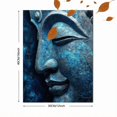 thumbnail image 3 of Serene Buddha Face Texture Canvas Print, Wall Decor for Living Room Meditation Room Yoga Studio Office Bedroom Spa, 3 of 8