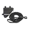thumbnail image 3 of guohui Bicycle Tow Rope Bicycle Traction Rope Elastic Lightweight Bike Accessories 2.5M black, 3 of 8