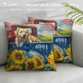 thumbnail image 3 of Qinduosi th of American Flag Truck Dog Throw Pillow Covers White, 3 of 5