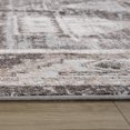thumbnail image 3 of HomeRoots 558986 7 x 10 ft. Abstract Distressed Rectangle Area Rug, Beige & Brown, 3 of 6