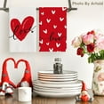 thumbnail image 2 of qefuia Red Hearts Love You Valentine''s Kitchen Towels Dish Towels, 18x26 Inch Anniversary Wedding Decoration Hand Towels Set of 4, 2 of 6
