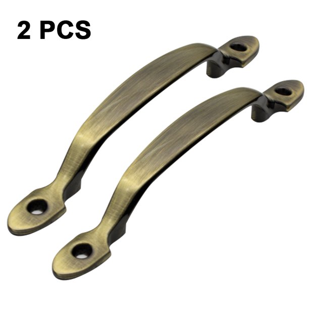 Whataatahia 2 piezas 158 mm Tiradores de puerta Tirador de metal para gabinetes de cocina Muebles Armario Tirador de medicina en herrajes para puertas