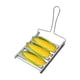 thumbnail image 4 of Parrilla de Acero Inoxidable para Hot Dogs con Rodillos, Capacidad para 5 Hot Dogs, Mango de Madera Extraíble, Accesorio para Barbacoa con Cocción Uniforme., 4 of 6