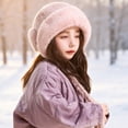 thumbnail image 5 of Faraee Kids Fuzzy Winter Trapper Hat Plush Ear Flap Hat with Tie Strings Soft Windproof Warm Snow Hat for Boys Girls Cold Weather 2‑8Y, 5 of 6