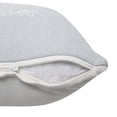 thumbnail image 3 of Laddha Home Designs Handwoven Floral Medallion Cotton Throw Pillow Cover - 20" - Gray and White, 3 of 9