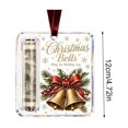 thumbnail image 4 of Christmas Cash Gift Holder Ornament - Clear Christmas Money Holder for Cash Gift - Xmas Tree Hanging Ornaments or Decoration (B), 4 of 6