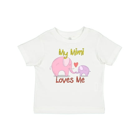 

Inktastic My Mimi Loves Me Gift Toddler Boy or Toddler Girl T-Shirt
