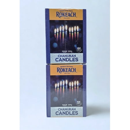 Rokeach Chanuka Candles, 44 Count 1 Box