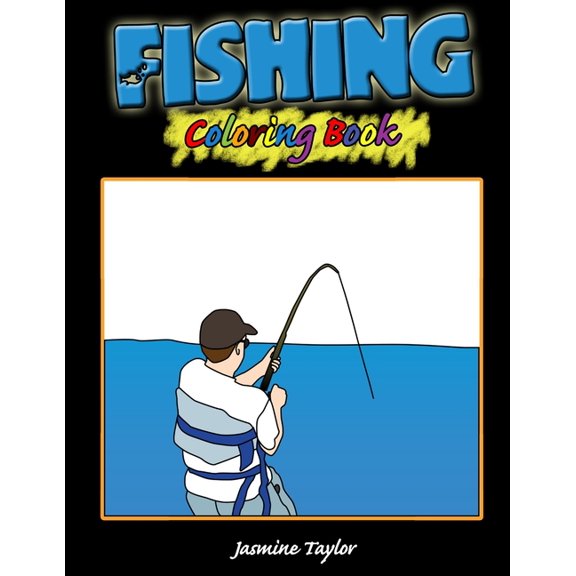 Fishing Coloring Book, (Paperback)