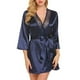 thumbnail image 4 of Sexy camisón mujeres niñas encaje albornoz camisón ropa de dormir vestido, azul, m tholdsy AP001162-12B, 4 of 7