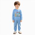 thumbnail image 5 of 18-24 Months Toddler Baby Boys Crewneck Sweatshirt Long Sleeved Car Print Casual Tops Fall Winter Clothes for 18 24 Months 2t 3t 4t 5t Toddler Kids, 5 of 9