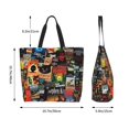 thumbnail image 4 of Broadway Movie Musical Canvas Tote Bag Women Kitchen Reusable Grocery Bags Canvas Shopping Bag Beach Bags Shoulder Bag for Outdoor, 4 of 5