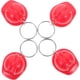 thumbnail image 4 of KAKOWELY 4 llaveros con forma de casco, colgantes de mochila de metal, llaveros, dijes, recuerdos de fiesta, 4 of 5