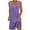 Purple, variant on yillto Womens Dress Sleeveless Crew Neck Tank Short Dresses Summer Basic Mini Shirt Dress