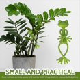 thumbnail image 4 of Soporte para Plantas con Forma de Rana Verde, 5 Unidades. Ofrece un Soporte Firme y Agradable para Plantas Pequeñas en Macetas y Suculentas., 4 of 5