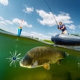thumbnail image 5 of 2Pcs Bass Fishing Creature Bait Simulation Sea Urchin Bionic TPE Floating Soft Lure for Professional Anglers and Sport Fishing, 3 Inch, 5 of 6