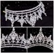 thumbnail image 3 of unbranded Tiaras De Novia Plateadas Con Para Ideal Para Y Fiestas, 3 of 7