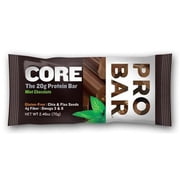 Probar Organic Mint Chocolate Core Bar - Case of 12 - 2.46 oz