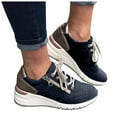 thumbnail image 3 of Guttear Women's Breathable Shoes Lightweight Leisure Work Shoes Comfort Walking Shoes, 3 of 9