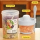 thumbnail image 5 of Frasco de liquidación Naxoaeo con tapa hermética, pequeños recipientes de vidrio con tapa, frascos para avena nocturna, frascos de boca ancha para ensalada, frascos para preparar comidas, frascos, 5 of 8