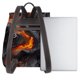 thumbnail image 3 of Balery Molten Lava Abstract Flow Mochila de Cuero para Mujeres, Gran Capacidad, Bolsa de Viaje Multifuncional, Mochila de Cuero y Bolsa de Hombro para Mujeres, 3 of 4