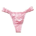 thumbnail image 2 of HAOTAGS Stretch Women's Panties,Comfortable Causal Moisture-Wicking V-Strings Thong Pink L, 2 of 8