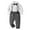 Grey, variant on Zecgelong Toddler Boys Long Sleeve Shirt Tops And Pants 3PCS Child Kids Gentleman Bowtie Fall Winter Set&Outfits Overalls Boys 2 Piece Set Size 18-24 Months