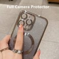 thumbnail image 5 of Compatible with iPhone 12 Pro Max Magnetic Gardient Glitter Case, Plating Bling Cute Case with MagSafe for Women Girls Full Camera Protector Back Cover for iPhone 12 Pro Max 6.7'' Gold, 5 of 8