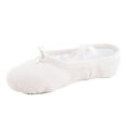 thumbnail image 1 of GDREDA Chaussures Enfants Chaussures de Danse Chaussures de Danse Chaudes Ballet Performance Chaussures d'Intérieur Chaussures de Yoga Chaussures de Danse Espadrilles Mode Fille Blanc, 6-7 Ans, 1 of 5