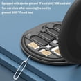 thumbnail image 5 of Yesimla Kit De Adaptador Usb Tarjeta De Cable Cable De Carga Multitipo Estuche Convertidor Usb C A Lightning Tipo C Micro Adaptador Transferencia De Datos Contiene Ranura Para Tarjeta Para Viajes Uso, 5 of 5