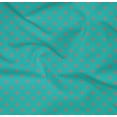 thumbnail image 4 of oneOone Organic Cotton Poplin Twill Fabric Square Geometric Printed Craft Fabric BTY 42 Inches Wide, 4 of 4
