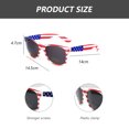 thumbnail image 2 of Decoraciones del 4 de julio, 3 piezas de accesorios para gafas de sol con bandera, Día de la Independencia, Día de los Caídos, Día Nacional Patriótico, accesorios para fiestas, suministros, 2 of 5