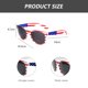 thumbnail image 2 of Decoraciones del 4 de julio, 3 piezas de accesorios para gafas de sol con bandera, Día de la Independencia, Día de los Caídos, Día Nacional Patriótico, accesorios para fiestas, suministros, 2 of 5