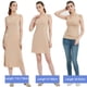 thumbnail image 2 of Vestidos de talla grande sin costuras para mujer, ropa interior fina de seda de hielo, sin mangas, 5XL combinación interior para vestidos combinacion interior para vestidos enaguas de mujer para vest, 2 of 5