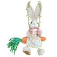 thumbnail image 2 of GUOOL Easter Bunny Figurine Creative Easter Decoration for Bookshelf Table Cabinet Female, 2 of 8