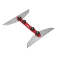 thumbnail image 4 of Stair Treads Gauge, 11-60in Measuring Range Reusable Prevent Discoloration Anodized Stair Measuring Tool Stretchable Joints With Gasket For Risers Red, 4 of 8