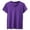 Purple, variant on Mens V Neck Short Sleeve T-Shirts Soft Stretch Undershirt Basic Casual Lightweight Breathable Solid Color Daily Wear Tops