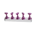 thumbnail image 2 of HILABEE Acrylic Nail Practice Stand Practice Display Stand for Finger Display Makeup Electroplating Pink, 2 of 7