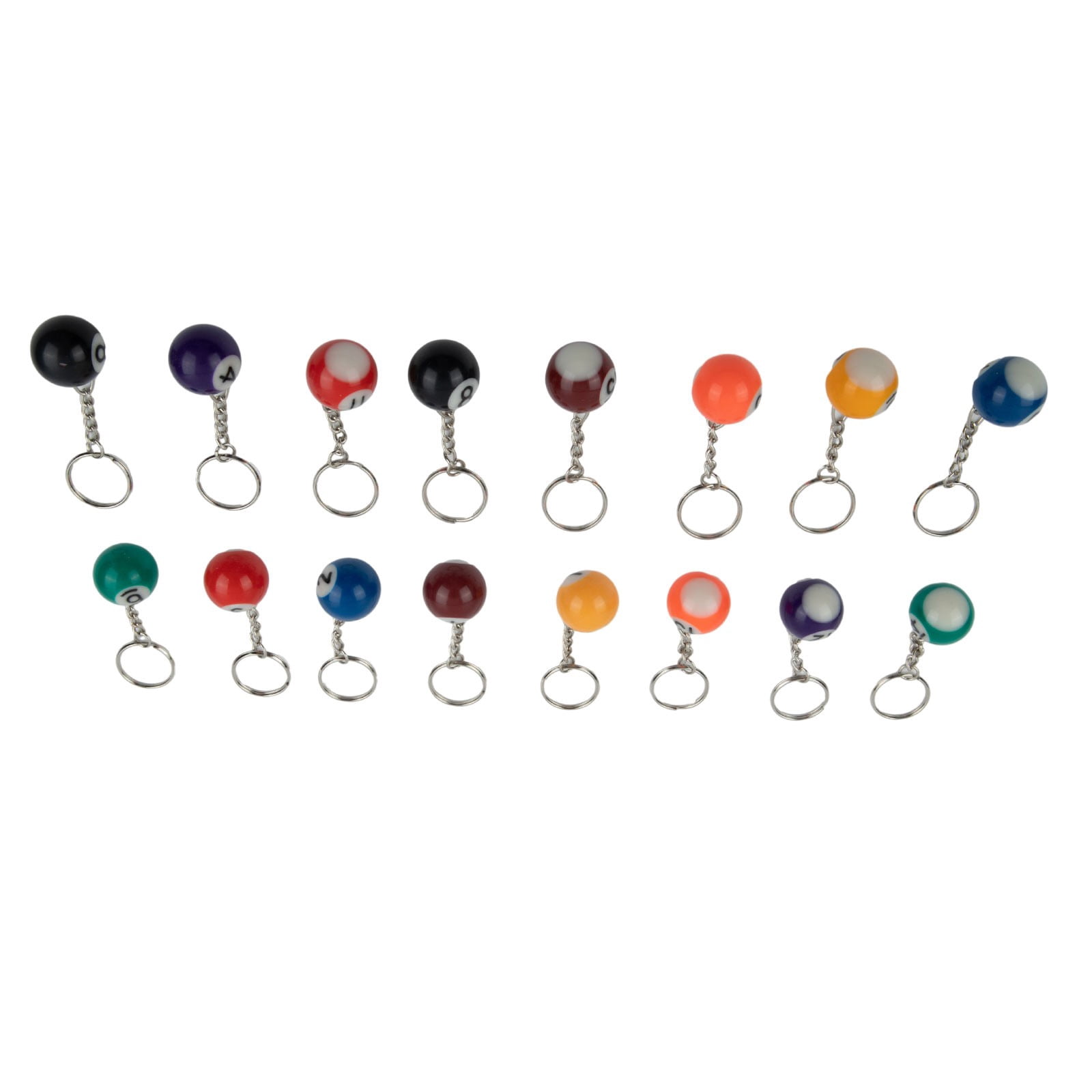 Billiard Ball KeyChain Snooker Ball Key Rings Snooker Cue Accessories Gift