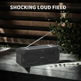 thumbnail image 4 of SDNall Solar Bluetooth Audio Large Capacity Battery Multifunctional Playback Mode Rechargeable TF/USB Flash Disk Radio Broadcasting, 4 of 6